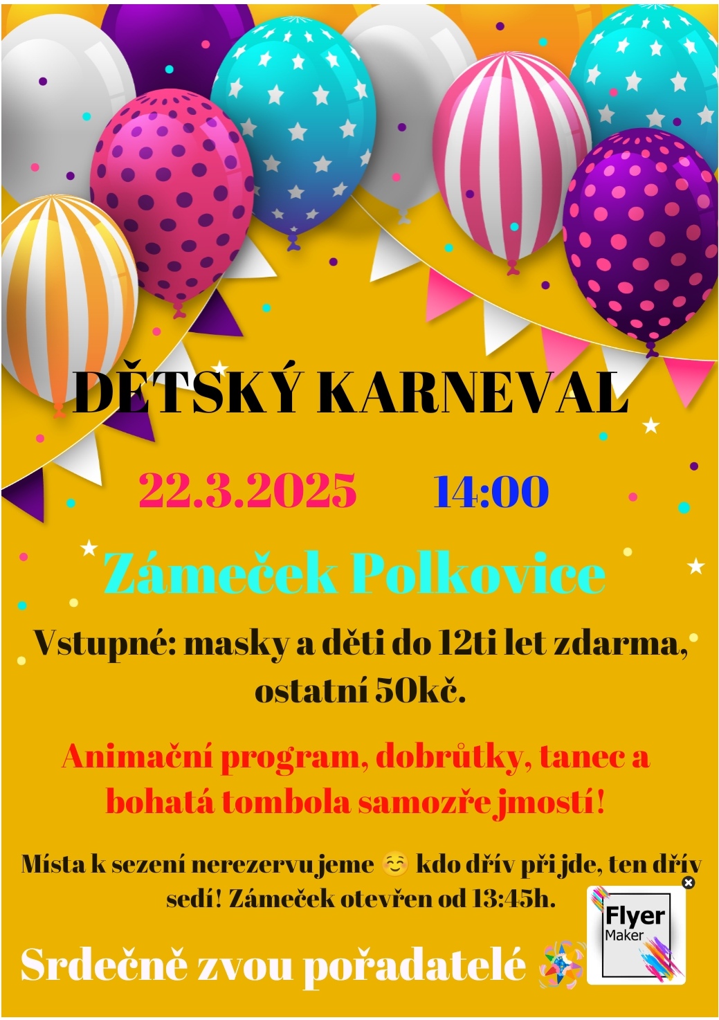 Dětský karneval Polkovice